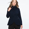 Misskoko Women Plus Size Blazer Intimate Autumn Winter Bow Coat Casual Fittness Female Tops Lined Slim Jacket Outwear OL