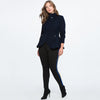 Misskoko Women Plus Size Blazer Intimate Autumn Winter Bow Coat Casual Fittness Female Tops Lined Slim Jacket Outwear OL