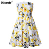 Strapless Yellow Floral Printed Smocked Dress Ruffles A Line Babydoll Casual Beach Outfit Mini Summer Dress Women 2022