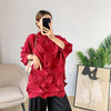 Miyake Pleated Dress Top 2022 Autumn Winter Diamond Pleated Loose Large size Bat Sleeve Long Top