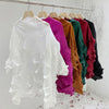 Miyake Pleated Dress Top 2022 Autumn Winter Diamond Pleated Loose Large size Bat Sleeve Long Top