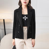 Miyake Pleated Fold Ladies Sets Blazer Mujer 2023 Autumn Winter Korean Two Piece Blazer Pants Suit Coat Elegant Office