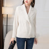 Miyake Pleated Fold Ladies Sets Blazer Mujer 2023 Autumn Winter Korean Two Piece Blazer Pants Suit Coat Elegant Office