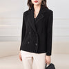 Miyake Pleated Fold Ladies Sets Blazer Mujer 2023 Autumn Winter Korean Two Piece Blazer Pants Suit Coat Elegant Office