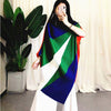 Miyake Pleated Irregular Designer Dress Front and Back Wear High Women Loose Plus Size Dress Vintage Geometric Clothes