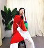 Miyake Pleated Irregular Designer Dress Front and Back Wear High Women Loose Plus Size Dress Vintage Geometric Clothes