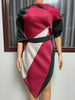 Miyake Pleated Irregular Designer Dress Front and Back Wear High Women Loose Plus Size Dress Vintage Geometric Clothes
