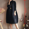 Miyake Pleated Vintage Dress Fall 2022 Winter Turtleneck Plus Size High Aesthetic Designer Women Abayas Elegant Clothing