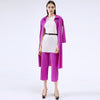 Miyake Pleated Women Blazer Dress Fall 2023 Winter Temperament Shirt Long Blazer Korean Style Coats