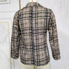 Modern Office Lady Double Breasted Suit Jacket Small Suit Coat Versatile  Fine Sewing Crafts