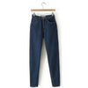 Mom Jeans Light Blue XS-3XL Plus Size Jeans 2022 Spring Autumn Korean Zipper Pockets Pencil Pants Jeans Feminina