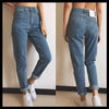 Mom Jeans Light Blue XS-3XL Plus Size Jeans 2022 Spring Autumn Korean Zipper Pockets Pencil Pants Jeans Feminina
