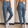Mom Jeans Light Blue XS-3XL Plus Size Jeans 2022 Spring Autumn Korean Zipper Pockets Pencil Pants Jeans Feminina