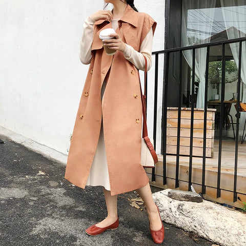 Mooirue Winter Elegant Women Long blazers Notched Collar Woman Cardigan Suit Jackets Female Casual Coats Ladies Outerwear 2022 9