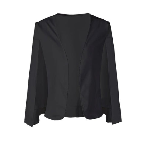 Mooistar #5019 Women Loose Short Cloak Blazer Coat Cape Cardigan Jacket Trench Outwear
