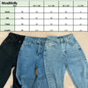 MosiMolly  Autumn Winter Fleece Jeans Denim Pants Women Warm Cool Streetwear Jeans