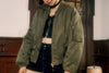 Movie Leon Mathilda Cosplay Suit Black Short Sleeve T-shirt; Green Striped Shorts; Green Coat; Red Knitted Hat; Necklace;Rabbit