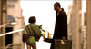 Movie Leon Mathilda Cosplay Suit Black Short Sleeve T-shirt; Green Striped Shorts; Green Coat; Red Knitted Hat; Necklace;Rabbit
