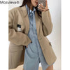 Mozuleva 2022 Office Ladies Loose Blazer Suit Single Breasted Female Oversized Suit Jacket Women Korean Full Sleeve Outwear