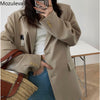 Mozuleva 2022 Office Ladies Loose Blazer Suit Single Breasted Female Oversized Suit Jacket Women Korean Full Sleeve Outwear