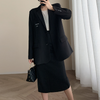 Mozuleva 2023 Women Chic Loose Plaid Blazer Autumn Single Breasted Female OL Suit Jacket Full Sleeve Outwear Korean Y2K Blazer