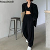 Mozuleva Elegant Women Chic 3 Pieces Set Long Sleeve Suit Jackets & Camisole & Mini Skirt & Pant 2022 Autumn Ladies Solid  Suits