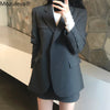 Mozuleva Office Ladies Skirt Suits Women Single-breasted Jacket & Pencil Skirt Suits Business 2 Pieces Sets Office Uniform 2022