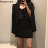 Mozuleva Office Ladies Skirt Suits Women Single-breasted Jacket & Pencil Skirt Suits Business 2 Pieces Sets Office Uniform 2022