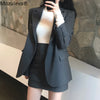 Mozuleva Office Ladies Skirt Suits Women Single-breasted Jacket & Pencil Skirt Suits Business 2 Pieces Sets Office Uniform 2022