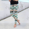 Multi-Color Long Soft Pants Vintage Fashion Women Plus Size Tribal Aztec Print Leggings