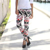 Multi-Color Long Soft Pants Vintage Fashion Women Plus Size Tribal Aztec Print Leggings