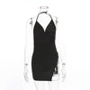 Women Summer Sexy Dress Spaghetti Strap Dresses Mini Chain Mini Dress Summer Backless Party Club dress Vestidos