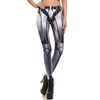 Harajuku 3D Robot Mechanics Skeleton Printed Women Leggings Fitness Gymn Pants Punk Rock Push Up Leggins Fashion Legin