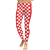 Croatia Summer Women Leggings Geometry Digital Print Leggins Plus Size Elastic Workout Pants Fitness Legging