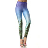 Legging 3D Digital Blue Galaxy Sexy Leggins Fashion Slim Leggins Printed Women Leggings Women Pants