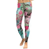 New Arrival 2022 Leggings Women Pink Plum Blossom Digital Print Fitness Leggins Plus Size Elastic Workout Pants Legging