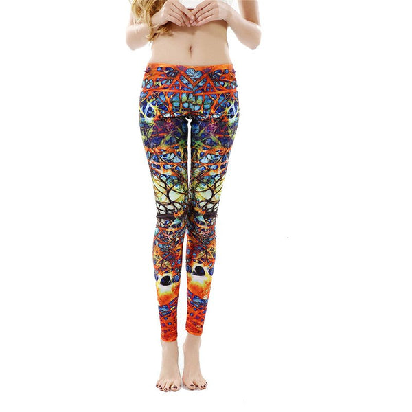 New Arrival Printed Women Leggings Winding Roots Leggins for Woman women pant
