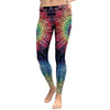 New Arrival Women 2022 Leggings Aztec Round Ombre Flower Digital Print Fitness Leggins Green Plus Size Workout Pants