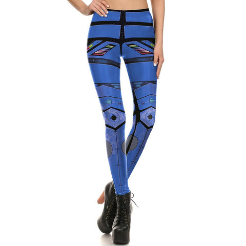 New Fashion Women leggings 3D Printed Bionic ARMOUR plates Workout leggins pant Fortnite legging for Woman