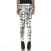 New Woman Leggins Fashion Black Line Doodles Printed Leggings Black Milk Pants women pant