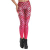 Summer Style Scale Women leggings 3D Printed Mermaid Plus Size Leggins Gradient Workout Leggins Pant Legging