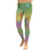 Summer Style Scale Women leggings 3D Printed Mermaid Plus Size Leggins Gradient Workout Leggins Pant Legging
