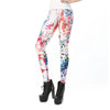wholelsales New Fashion Women leggings 3D Printed color legins Ray fluorescence leggins pant legging for Woman