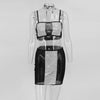 Crystal mesh patchwork Dress Women Spaghetti Strap Slash Neck Backless Bodycon sequin Mini Dresses Club Party Vestidos