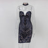 Elegant Halter Sequin night Party mini Dress Sleeveless evening Club bodycon Backless Dresses Sexy Summer Vestidos