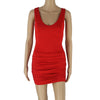 slim bodycon summer dress Elegant spring red casual dress evening party Bandage vestidos Hollow out sexy women dress