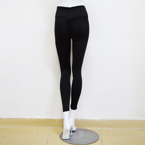 Women Black Khaki Pink Purple Workout Leggings Slim Fit Yoging GYMs Butt Scrunch Hip Fold Fitness Booty Leggins