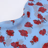 NEONBABIPINK Floral Print Blue Chiffon Crop Top Sexy Cute Camisole Summer Clothes for Women Open Back Halter Tops N76-BB10