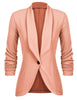 NEW 2022 Spring Autumn Blazer Women Foldable Brand Jacket Made of Cotton & Spandex Coat Ladies Refresh Blazers Tops Plus Size
