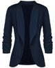 NEW 2022 Spring Autumn Blazer Women Foldable Brand Jacket Made of Cotton & Spandex Coat Ladies Refresh Blazers Tops Plus Size